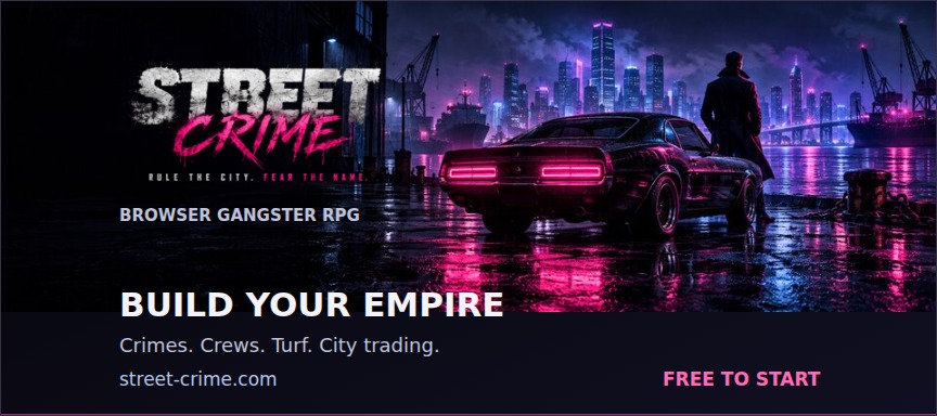 Street Crime - free browser gangster RPG